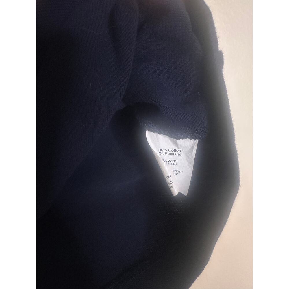 J. Crew F Navy Blue Tiered Cotton Tank - Picture 4 of 5